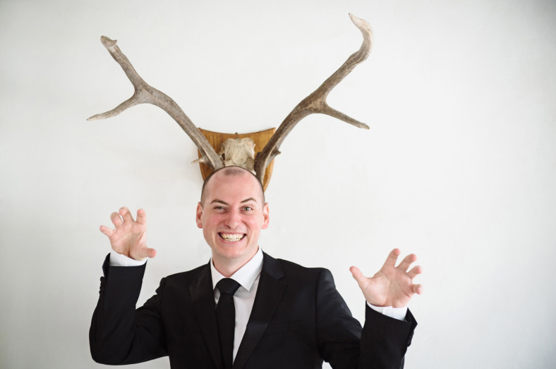 man with horns