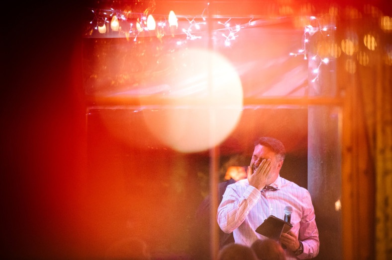 groom crying
