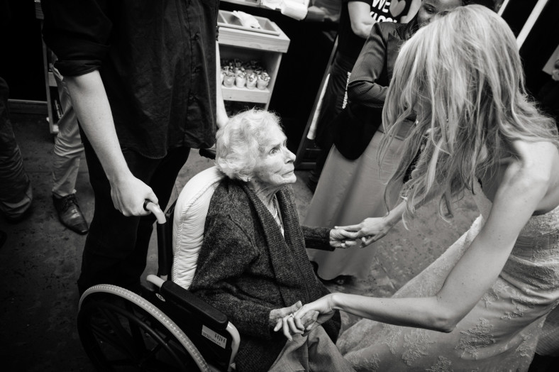 bride and grandmother