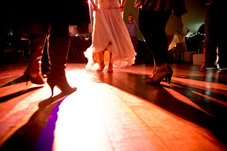 dancing at a wedding