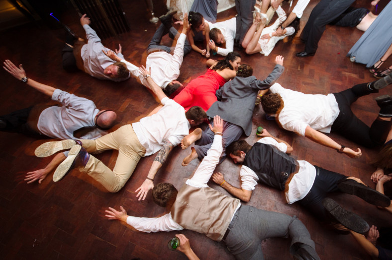 dive on the floor