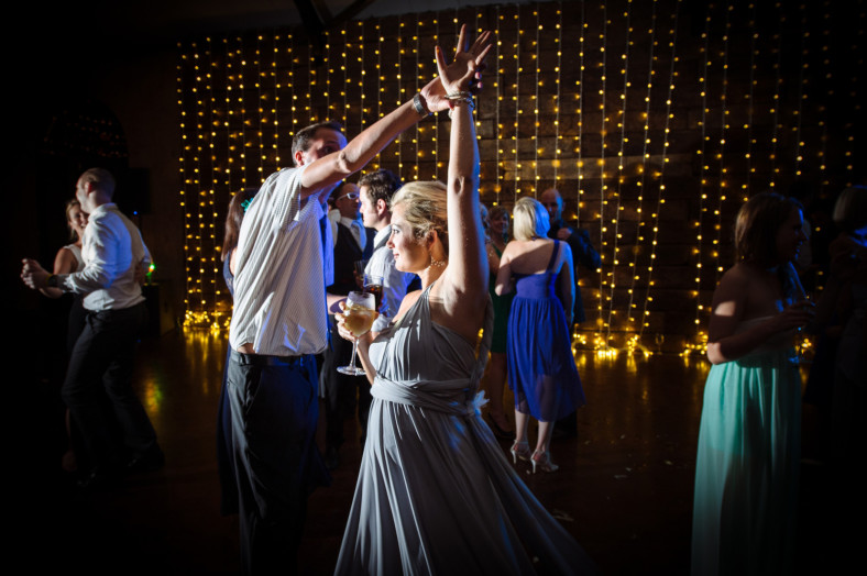 dancing at a wedding