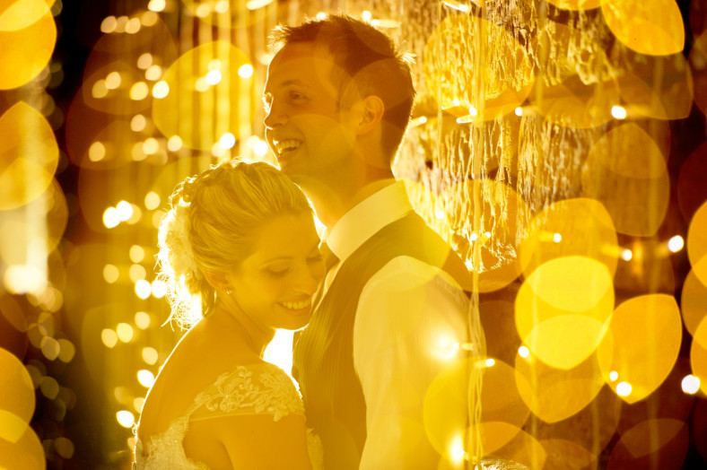 wedding wow shot