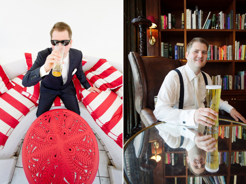 the oyster box hotel documentary wedding photography groom