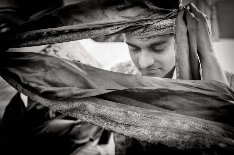 Hindu Christian Wedding Documentary Wedding Photographer Groom