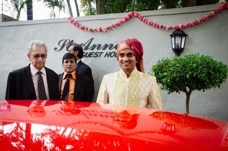 Hindu Christian Wedding Documentary Wedding Photographer Groom