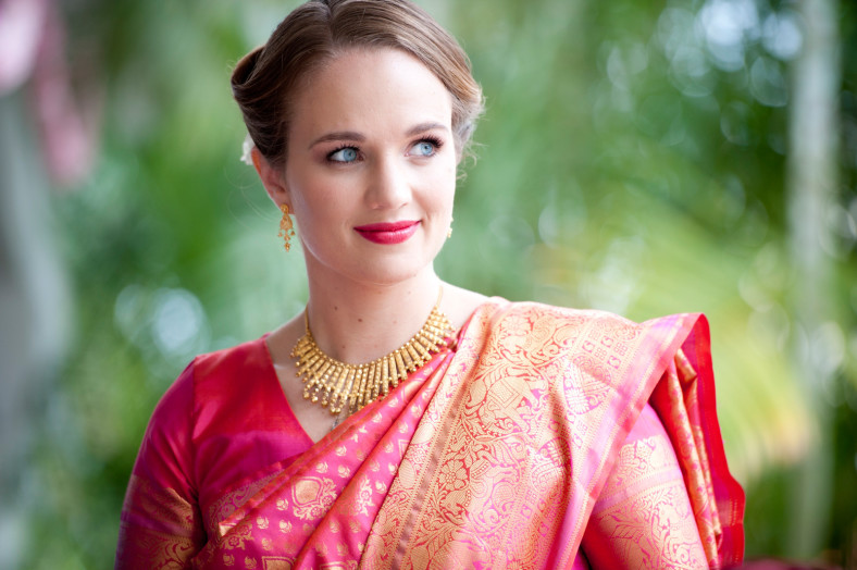 Hindu Christian Wedding Documentary Wedding Photographer Bride