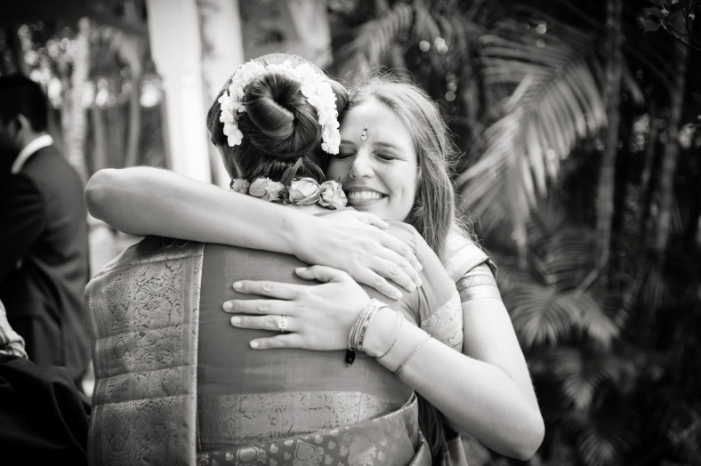 Hindu Christian Wedding Documentary Wedding Photographer