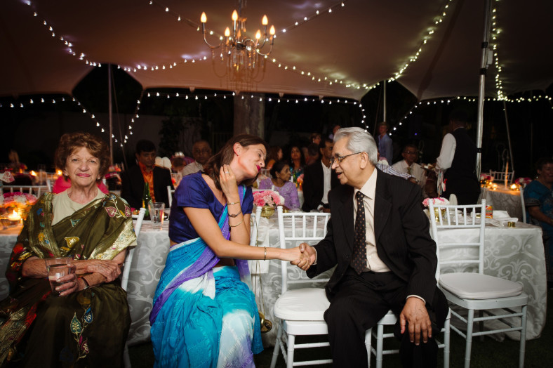 Hindu Christian Wedding Documentary Wedding Photographer Reception