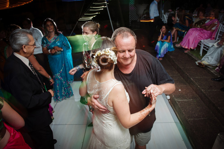 Hindu Christian Wedding Documentary Wedding Photographer Reception