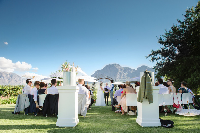 Vrede en Lust Cape Wedding Documentary Wedding Photography Ceremony