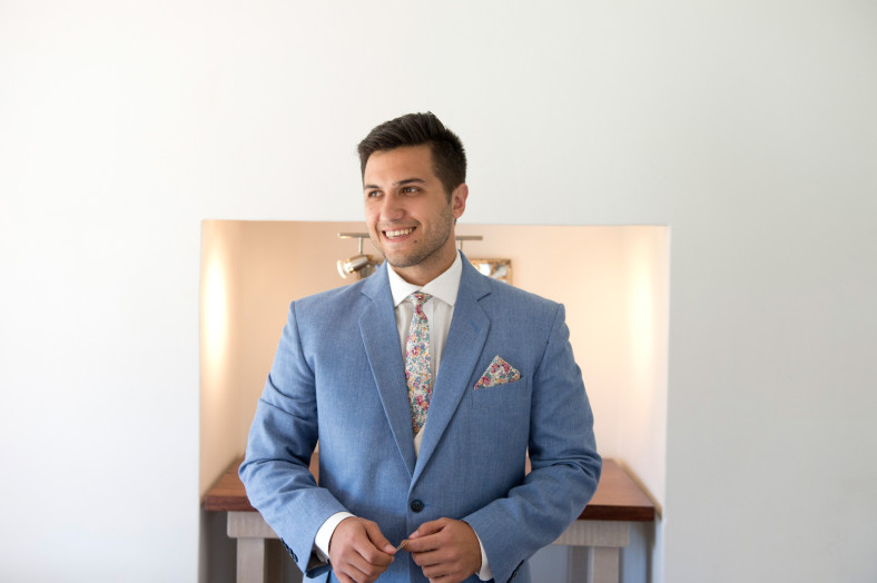 Netherwood Greek Documentary Wedding Photography Groom