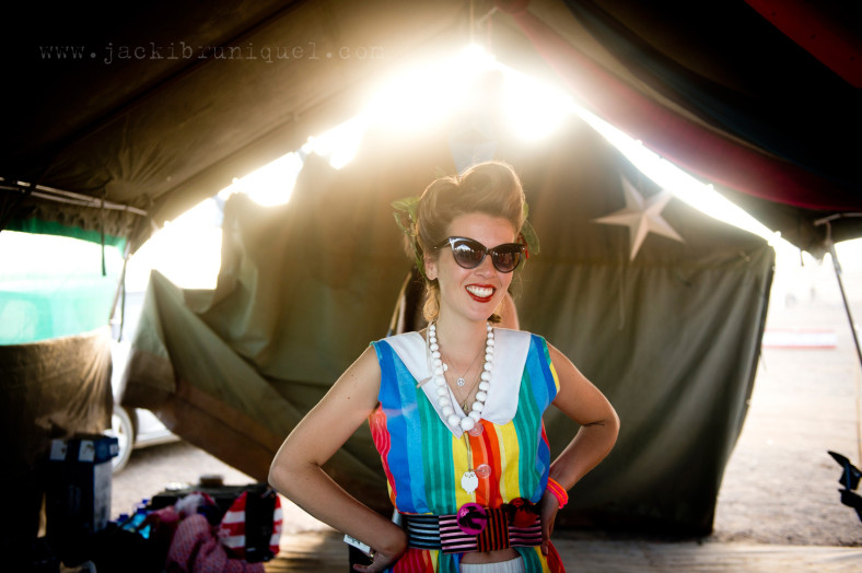 AfrikaBurn Tankwa rainbow dress