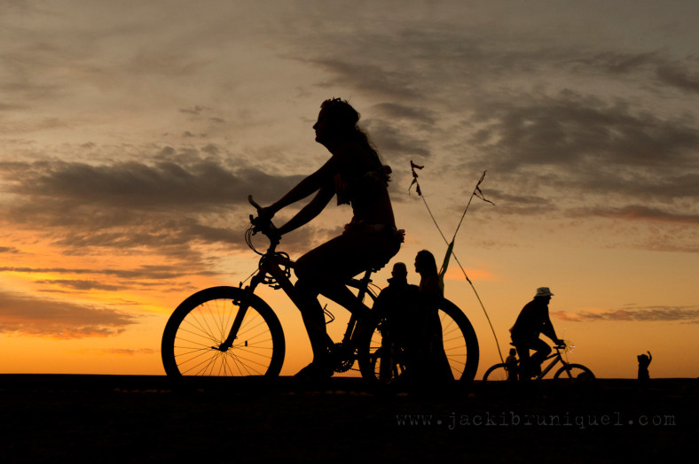 AfrikaBurn Tankwa sunset bike