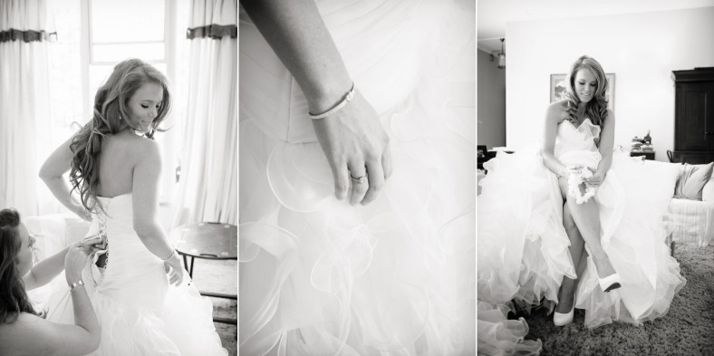 Bride in dress