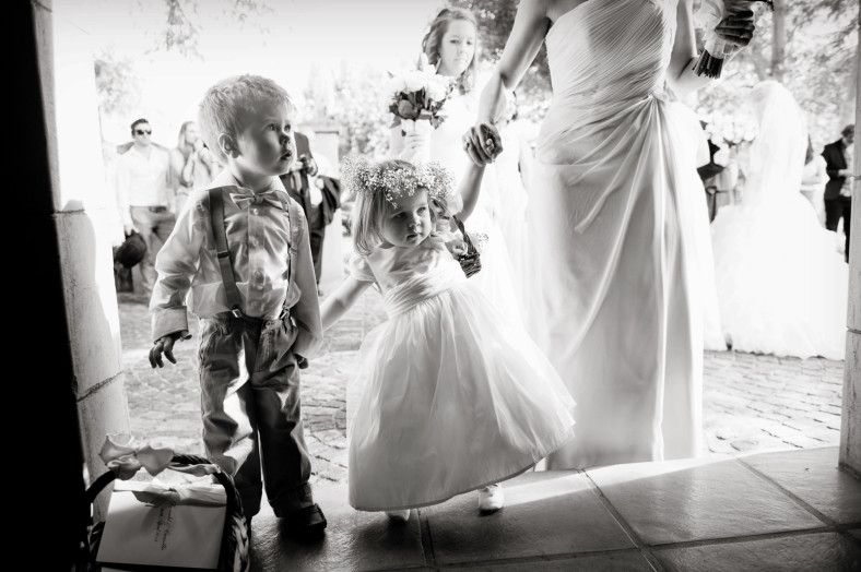 Cute flower girl