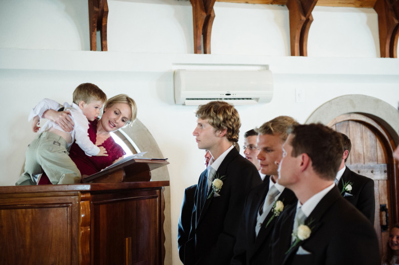 cute kid at wedding
