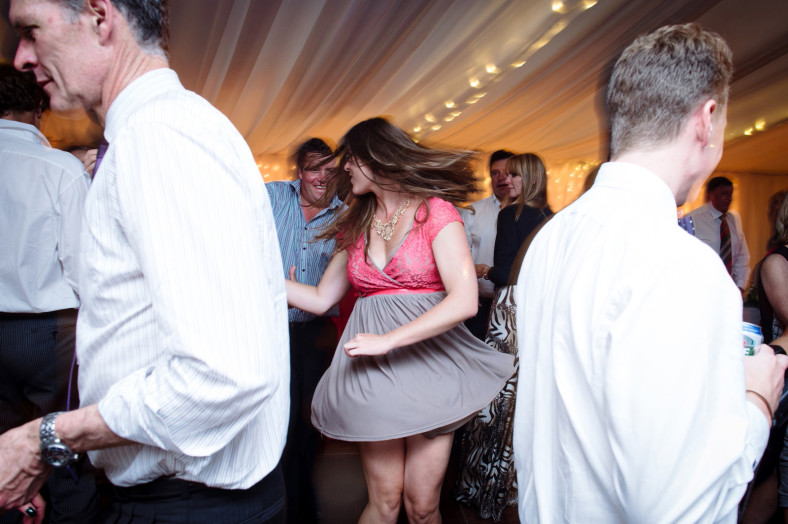wedding reception dancing