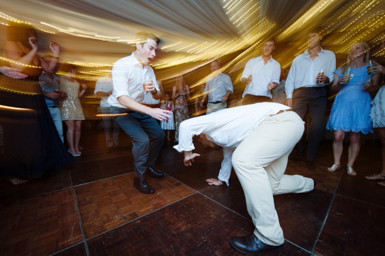 wedding reception dancing