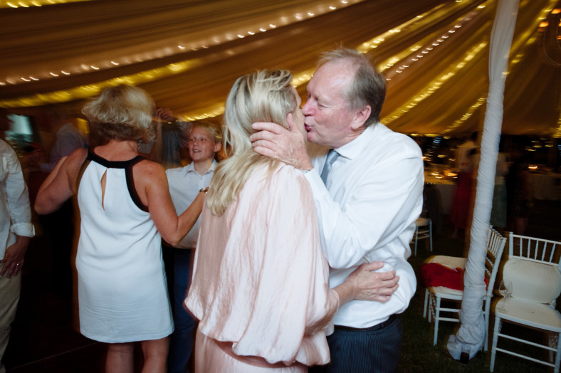 Couple at wedding