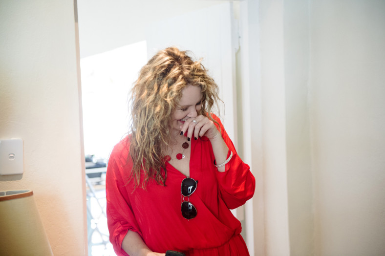 girl laughing