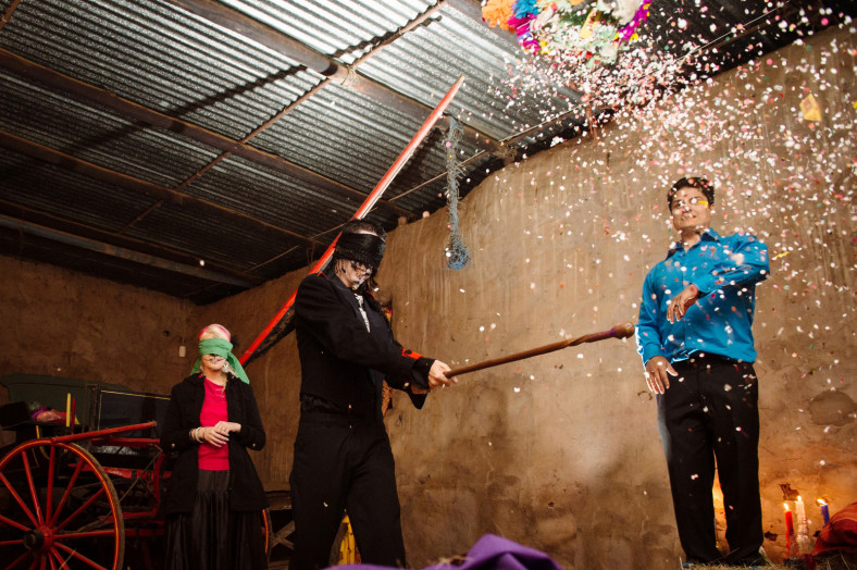 barn wedding pinata