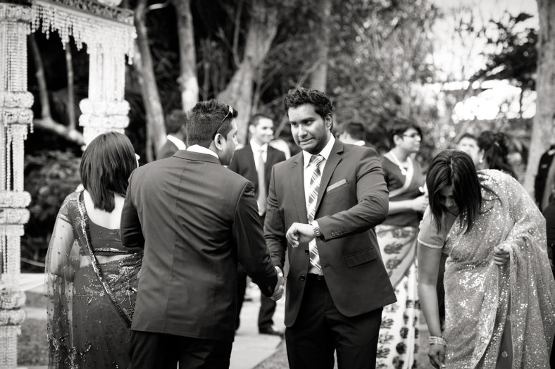 guest at wedding late