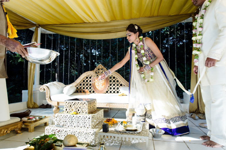 indian bride getting married