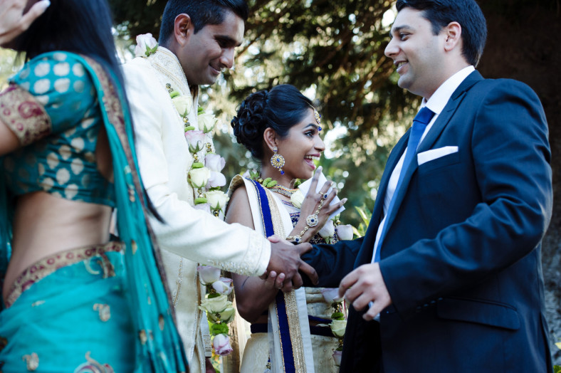 Bride and groom congratulations