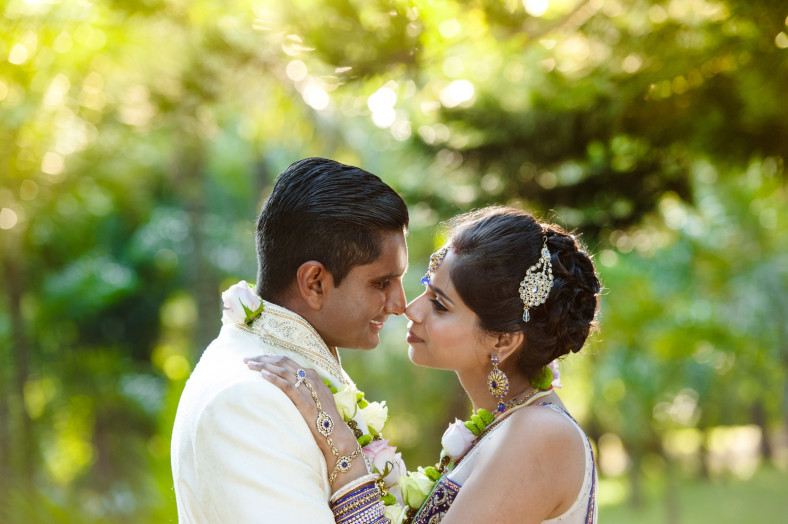 Indian wedding couple