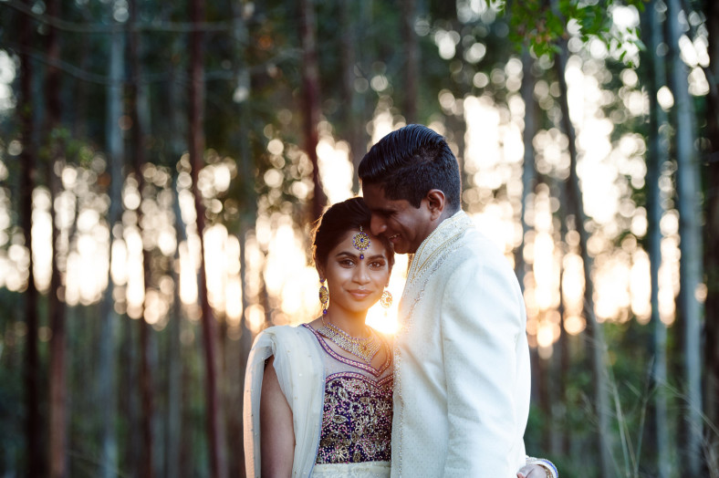 Indian wedding couple