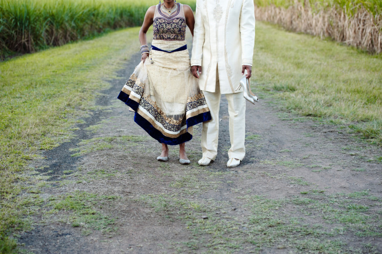 Indian wedding couple