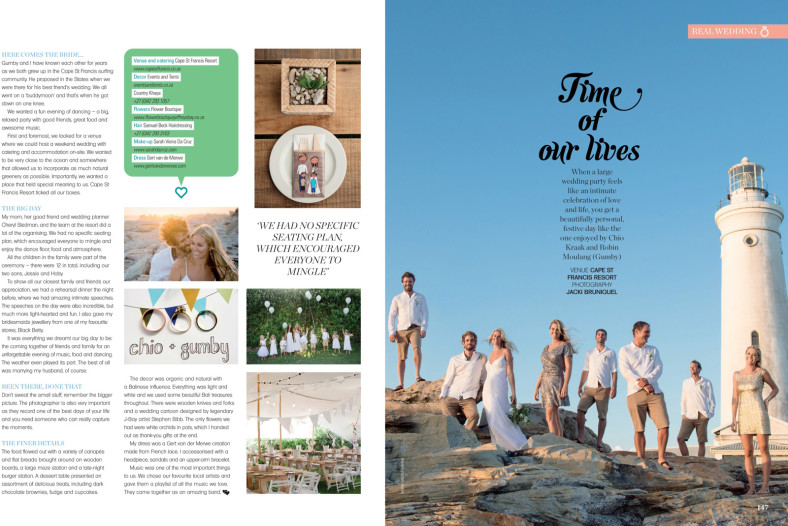 wedding in magazine