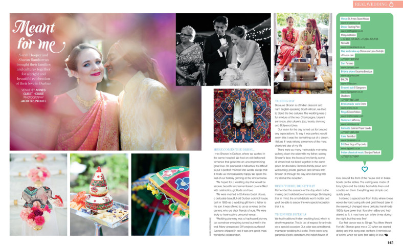 wedding in magazine