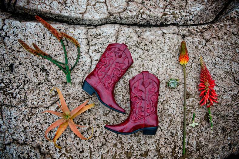 red boots