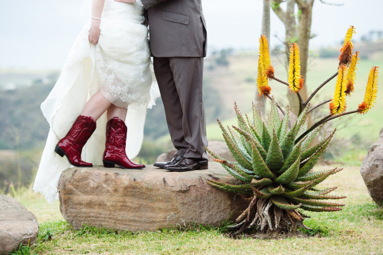 red bronx boots wedding