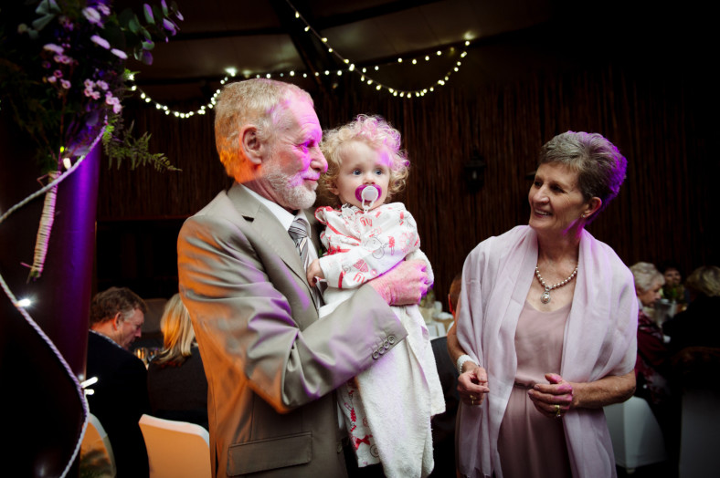 cute child at wedding