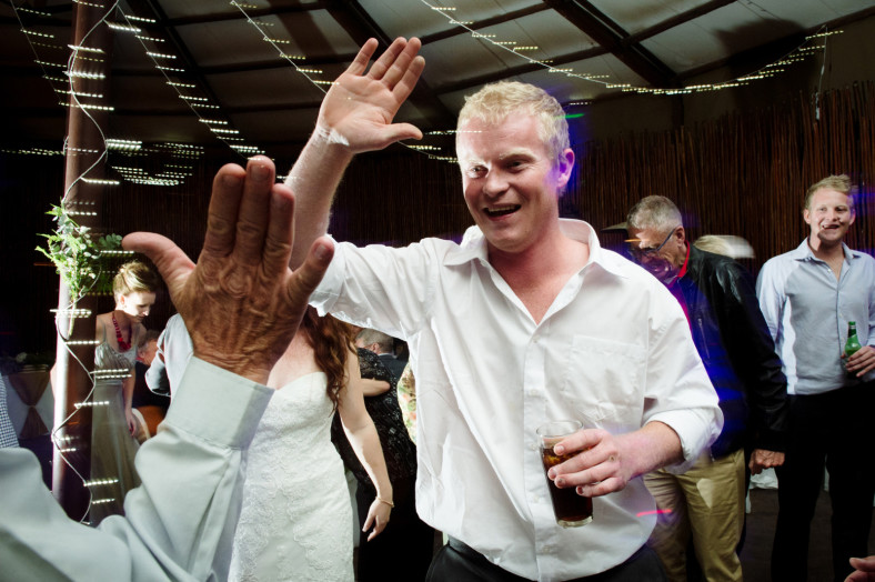 high five