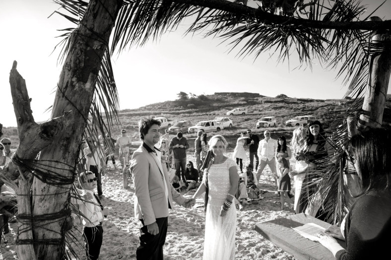 bohemian wedding ceremony