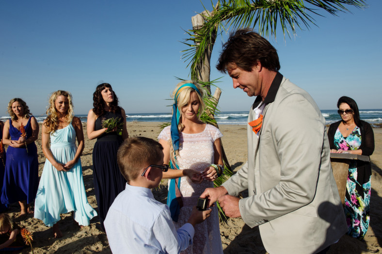 bohemian wedding ceremony