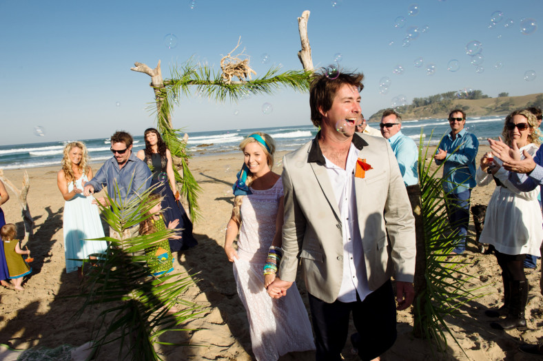 bohemian wedding ceremony