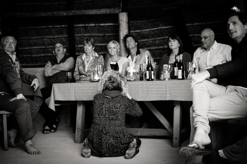 photographer during wedding speeches
