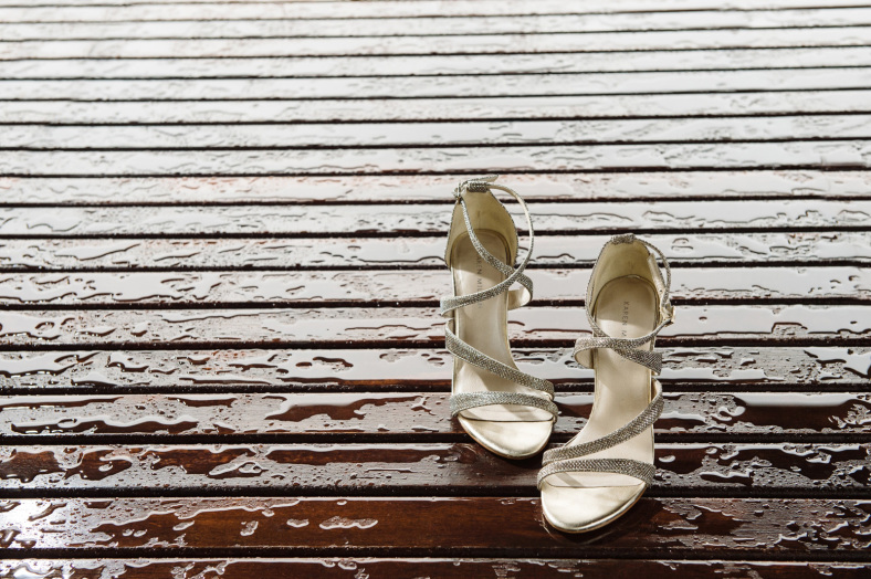Wet shoes