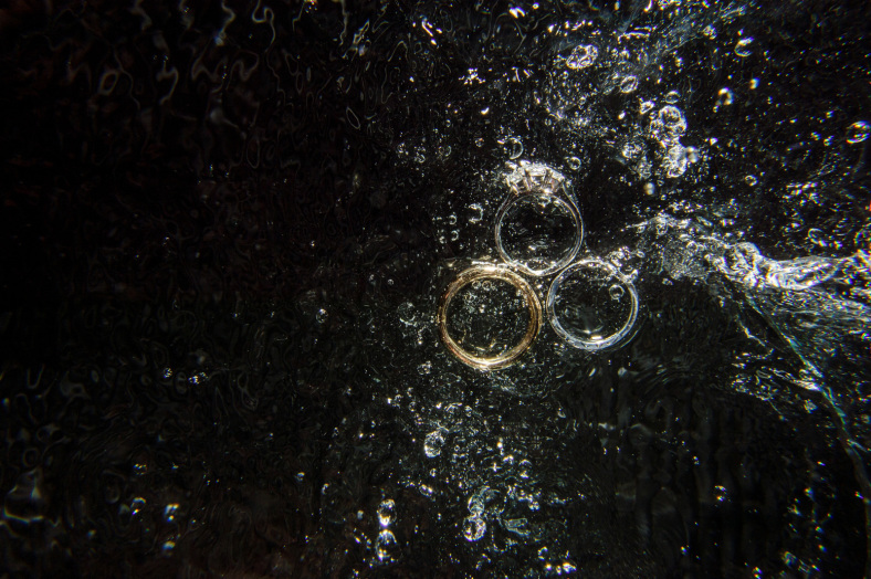 Rings in rain