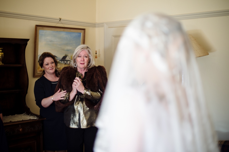 Mother of the Bride crying