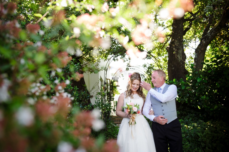 Bride and Father down the aisle