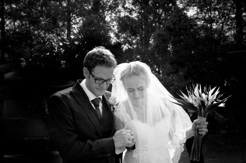 Bride and Brother crying