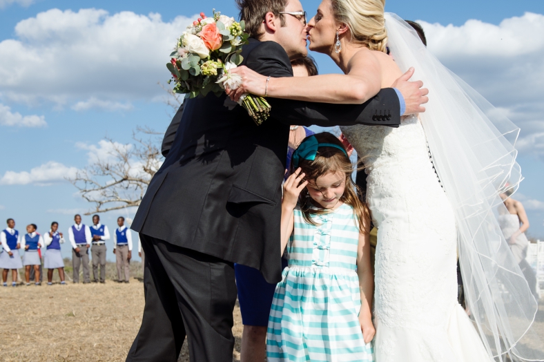 Child at wedding