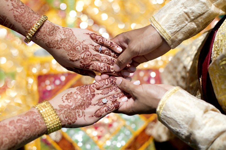 Hindu Wedding Mendhi Hands
