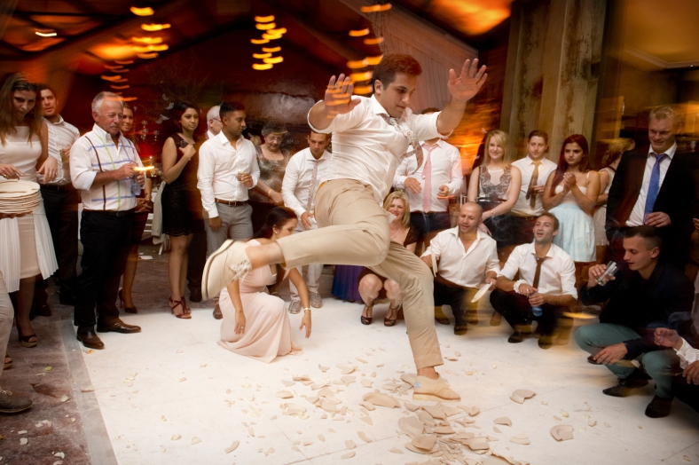 Greek wedding dancing